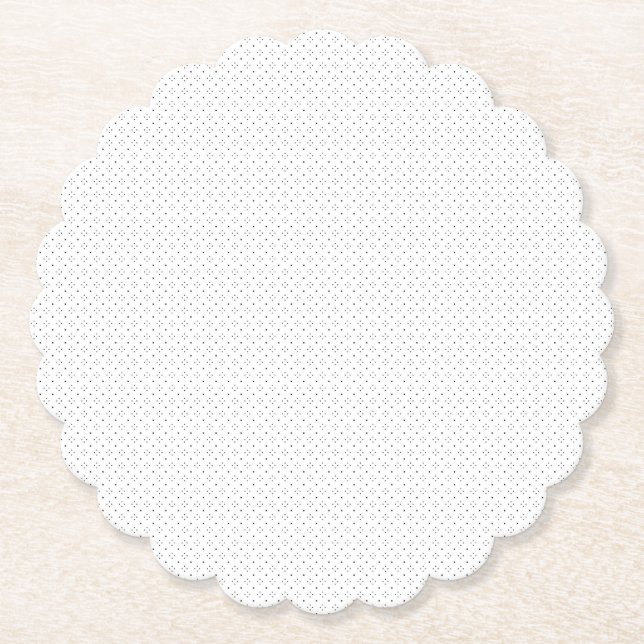 horizontal Design Thirty Paper Coaster (Front)