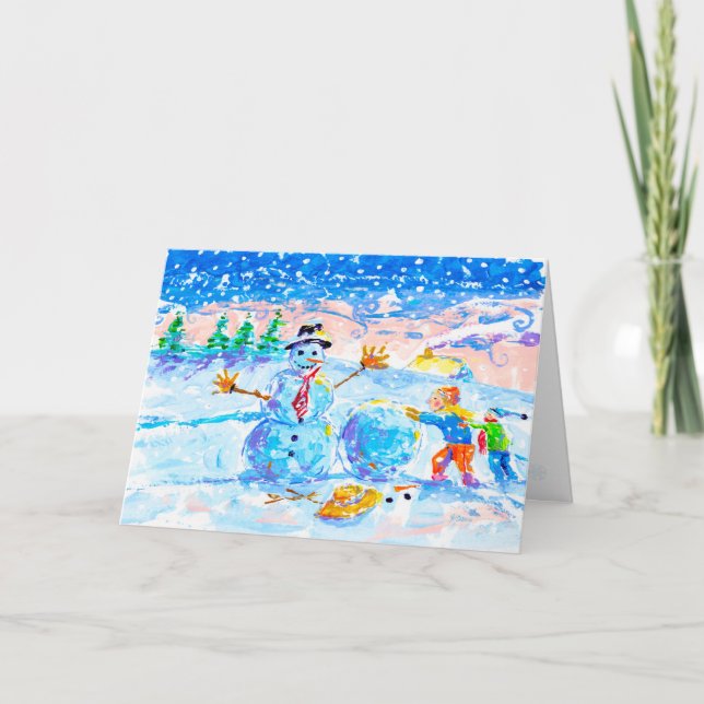 Horizontal greeting card (Front)