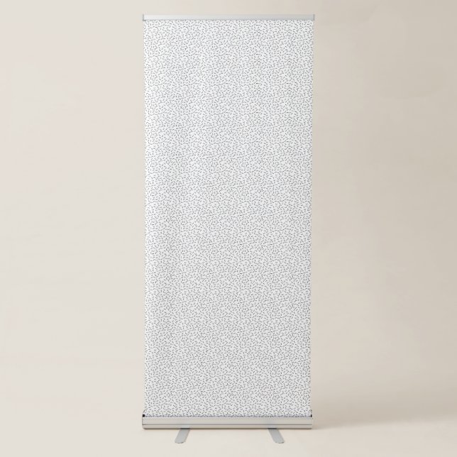 Horizontal, Iridium,  Vertical Retractable Banner (Front)