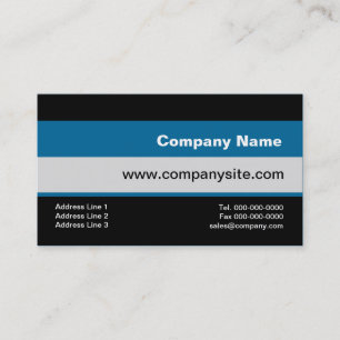 Horizontal Linear Design Business Card Templates