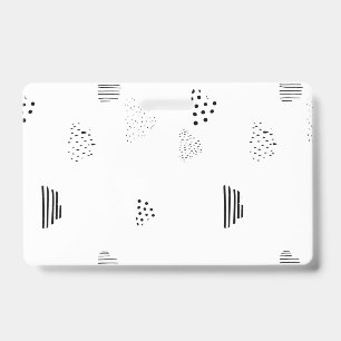 Horizontal, Medium Grey ID Badge