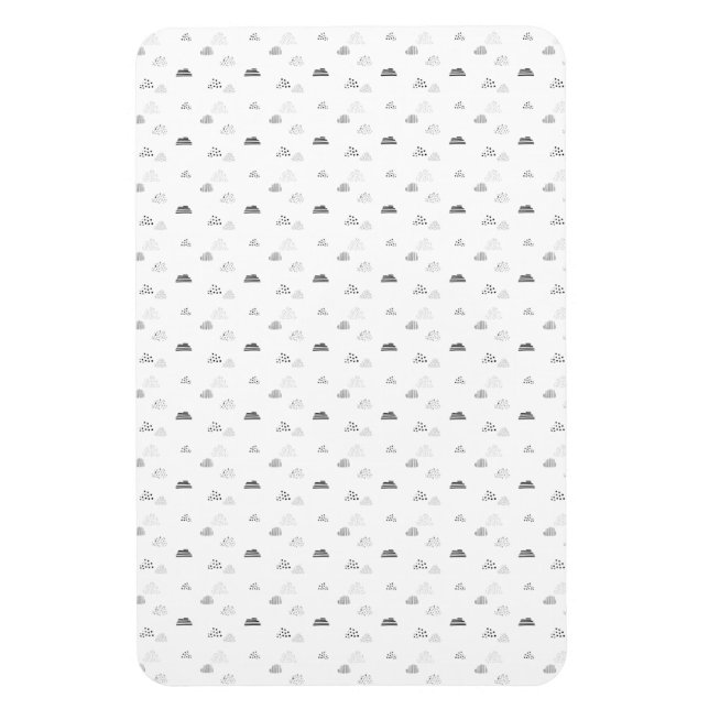 Horizontal, Medium Grey Magnet (Vertical)