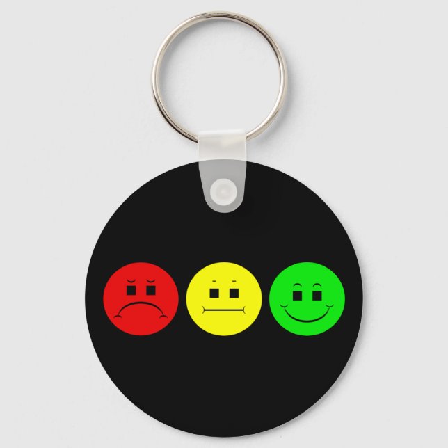 Horizontal Moody Stoplight Key Ring (Front)