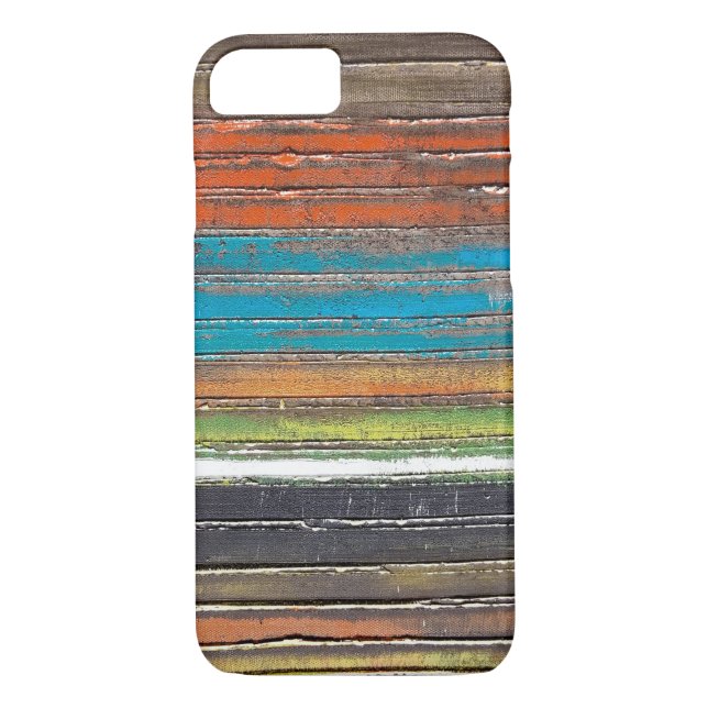 horizontal painted striped abstract Case-Mate iPhone case (Back)