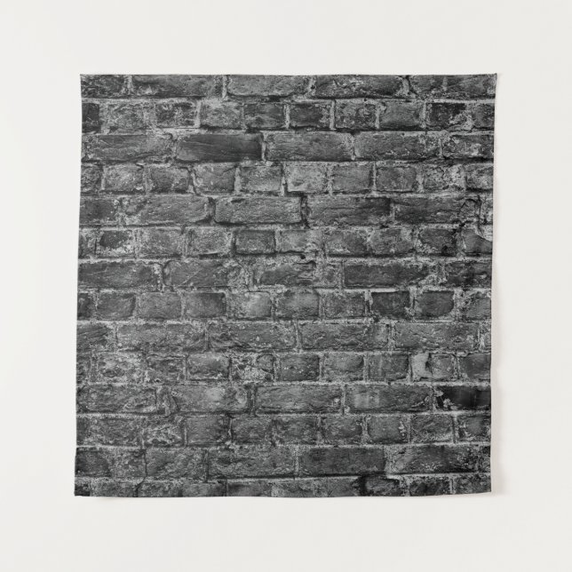 horizontal part of black painted brick wallwall,br tapestry (Front)