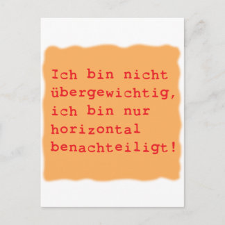 horizontal postcard