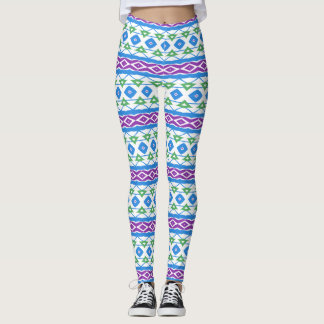 Horizontal printed design leggings