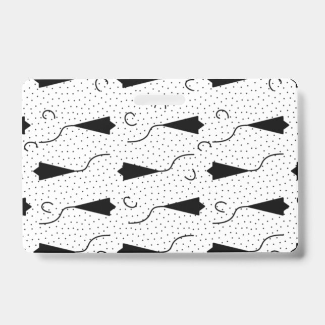 Horizontal, Quill Grey ID Badge (Front)