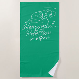 Horizontal Rebellion Beach Towel