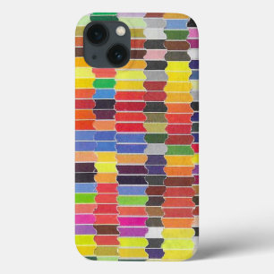 Horizontal Scalloped Swatches Collage iPhone 13 Case