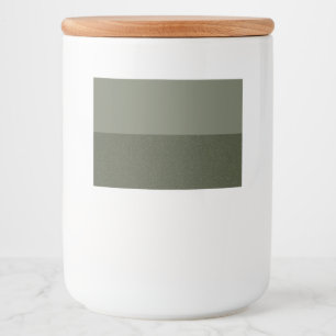 Horizontal Split Moss Green Label Set – Customise