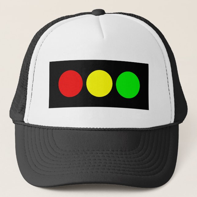Horizontal Stoplight Trucker Hat (Front)