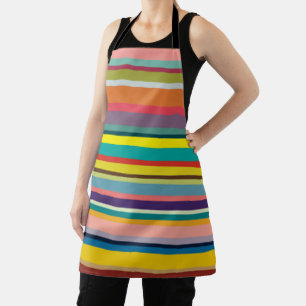 Horizontal Stripes Apron