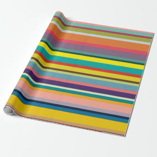 Horizontal Stripes Wrapping Paper