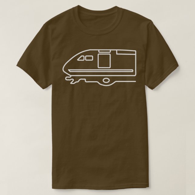 horizontal train T-Shirt (Design Front)