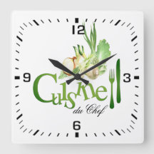 Horloge en Acrylique.