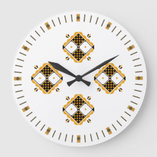 Horloge motifs kabyle large clock