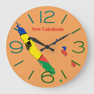 Horloge murale rond New Caledonia Large Clock