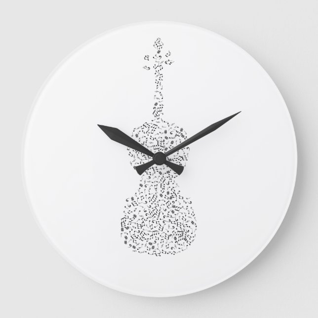 Horloge violoncelle large clock (Front)