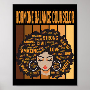 Hormone Lance Counselor Black History Month Pride Poster