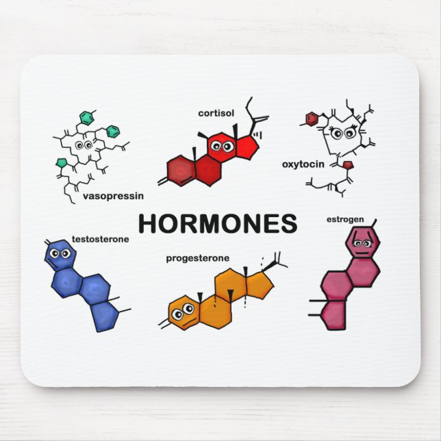 Hormones Mouse Mat (Front)