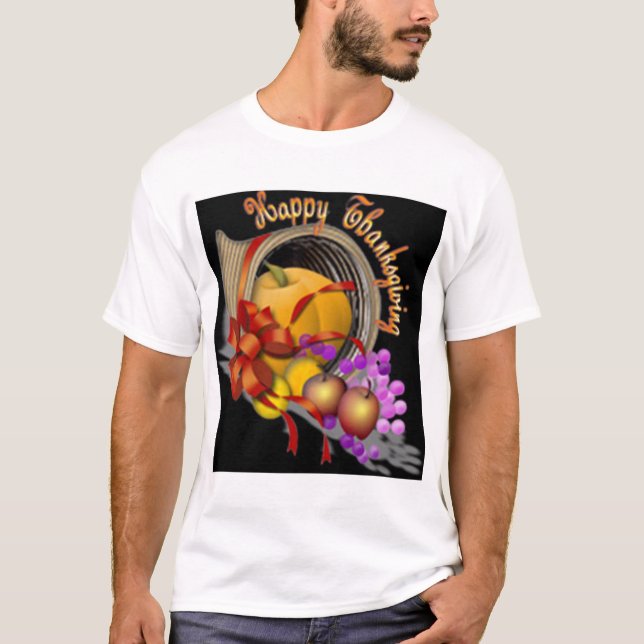 horn3_black_200 T-Shirt (Front)