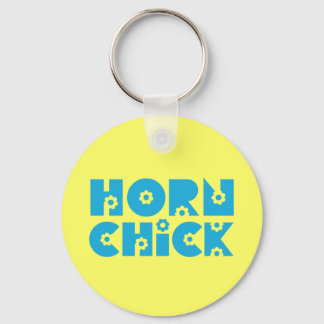 Horn Chick Key Ring
