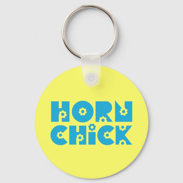 Horn Chick Key Ring (Front)