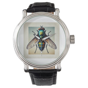 Horn Fly 180724IREF244 - Watercolor Watch