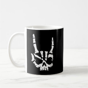 Horn Hand Heavy Metal Hard Rock Music  Coffee Mug