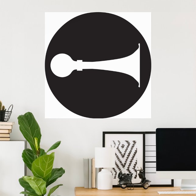 Horn Icon Poster (Creator Uploaded)