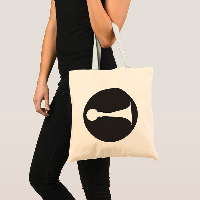 Horn Icon Tote Bag (Creator Uploaded)
