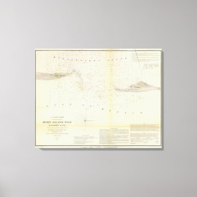 Horn Island Pass Canvas Print (Front)