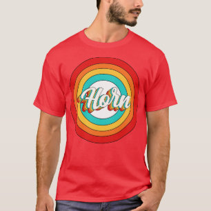 Horn Name Shirt Vintage Horn Circle