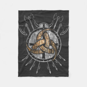Horn of Odin Fleece Blanket