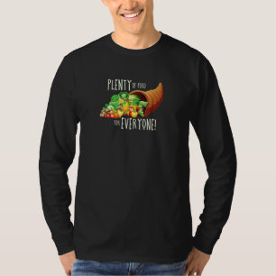 Horn Of Plenty Harvest Thanksgiving Cornucopia T-Shirt