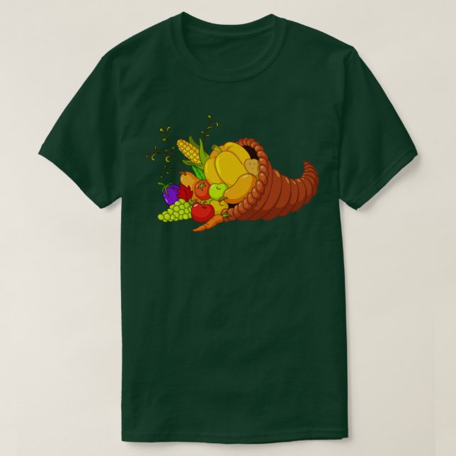Horn of Plenty T-Shirt (Design Front)