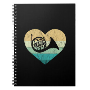 Horn Player Loves Horn French Horn Notebook