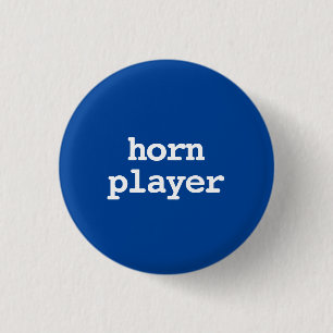 horn player typography Button