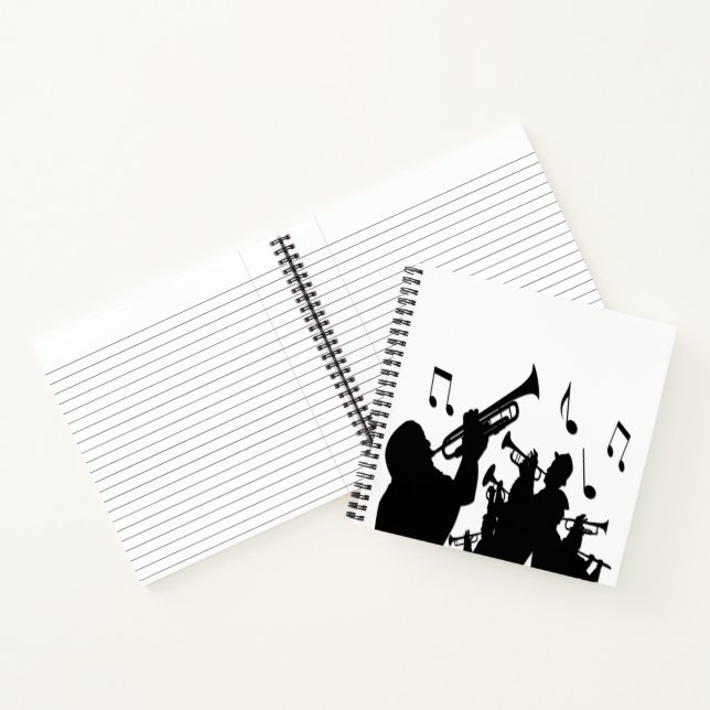 Horn Section Music Design Notebook (Inside)