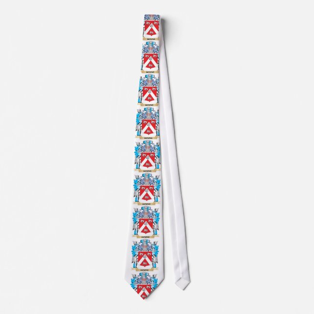 Horne Coat of Arms - Family Crest Tie (Front)