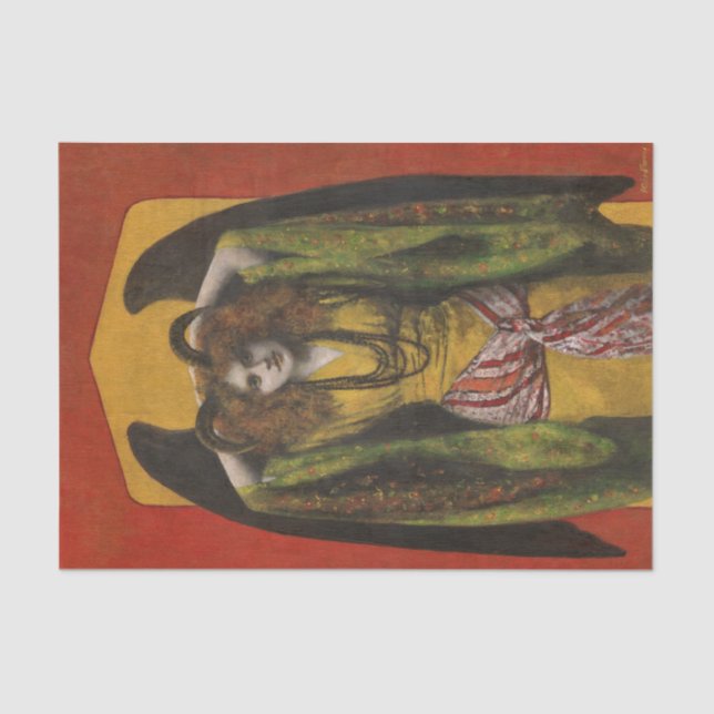 Horned Angel Tissue Paper (Front)