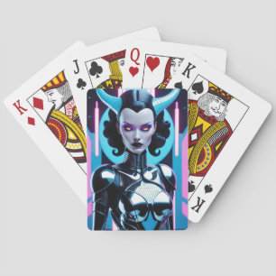 Horned Dilemma of Her Desires Playing Cards