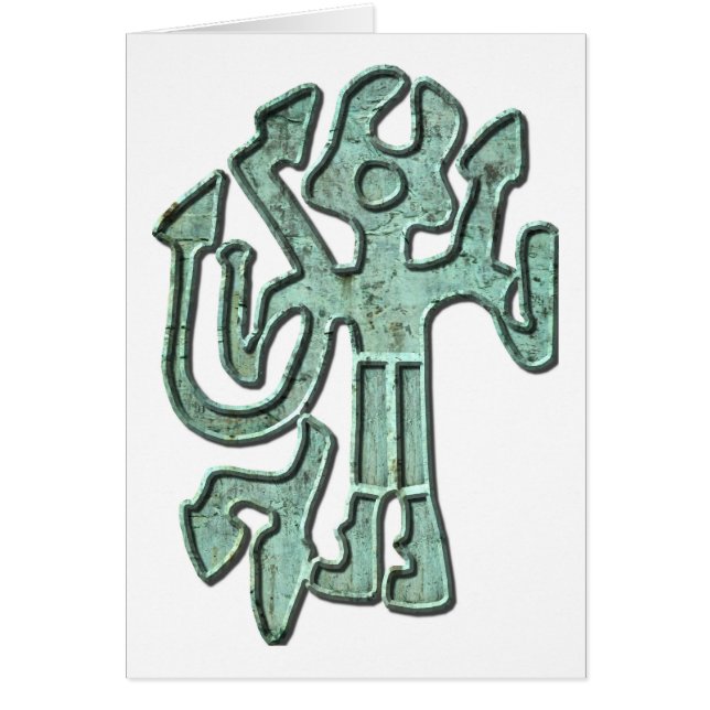 Horned figure copper (Front)