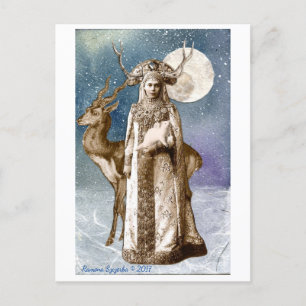 Horned Goddess Postcard