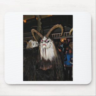 Horned Japanese Devil Mask Mouse Mat