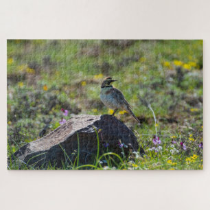 Horned Lark Jigsaw Puzzle