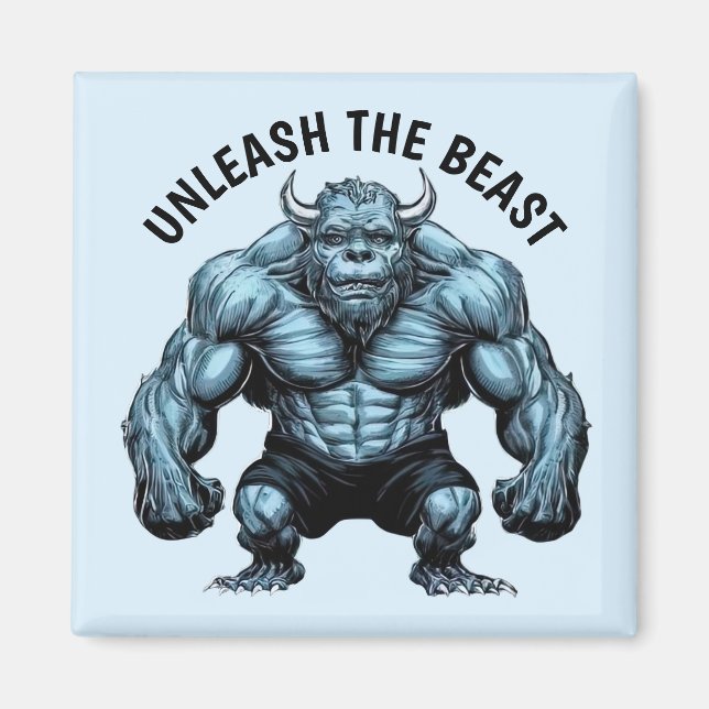 Horned Monster Magnet (Front)