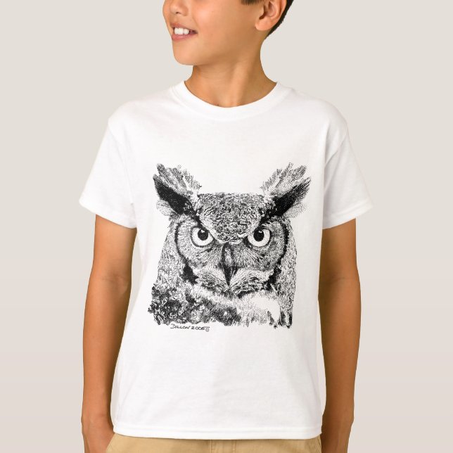 Horned Owl T-Shirt (Front)