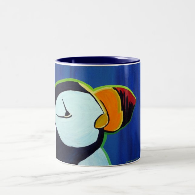 Horned Puffin mug (Center)